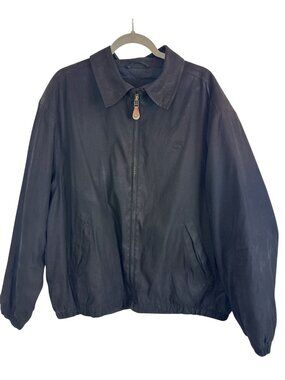 Vintage Timberland Weathergear Jacket Men's L Navy Blue Full Zip Coat Gorpcore